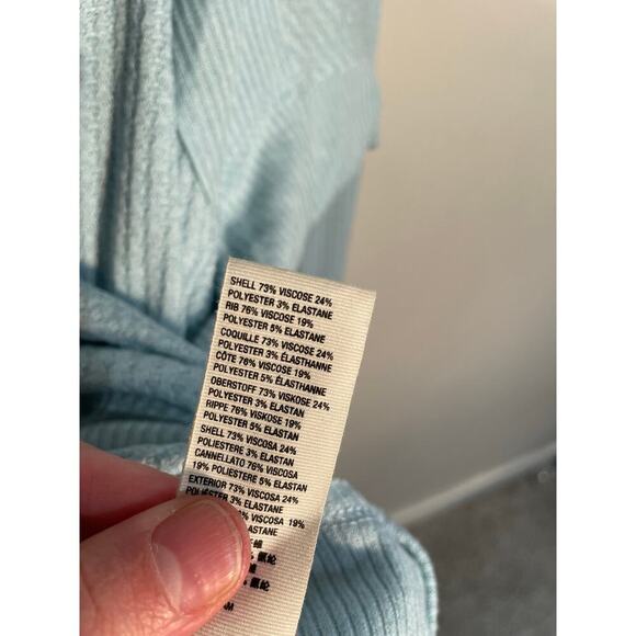 We The Free Santa Clara Oversized Thermal in Blue - Picture 10 of 11